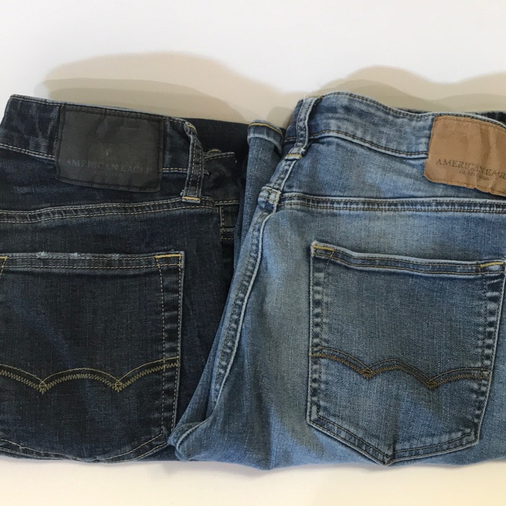 American eagle 2 pair jeans 29x34